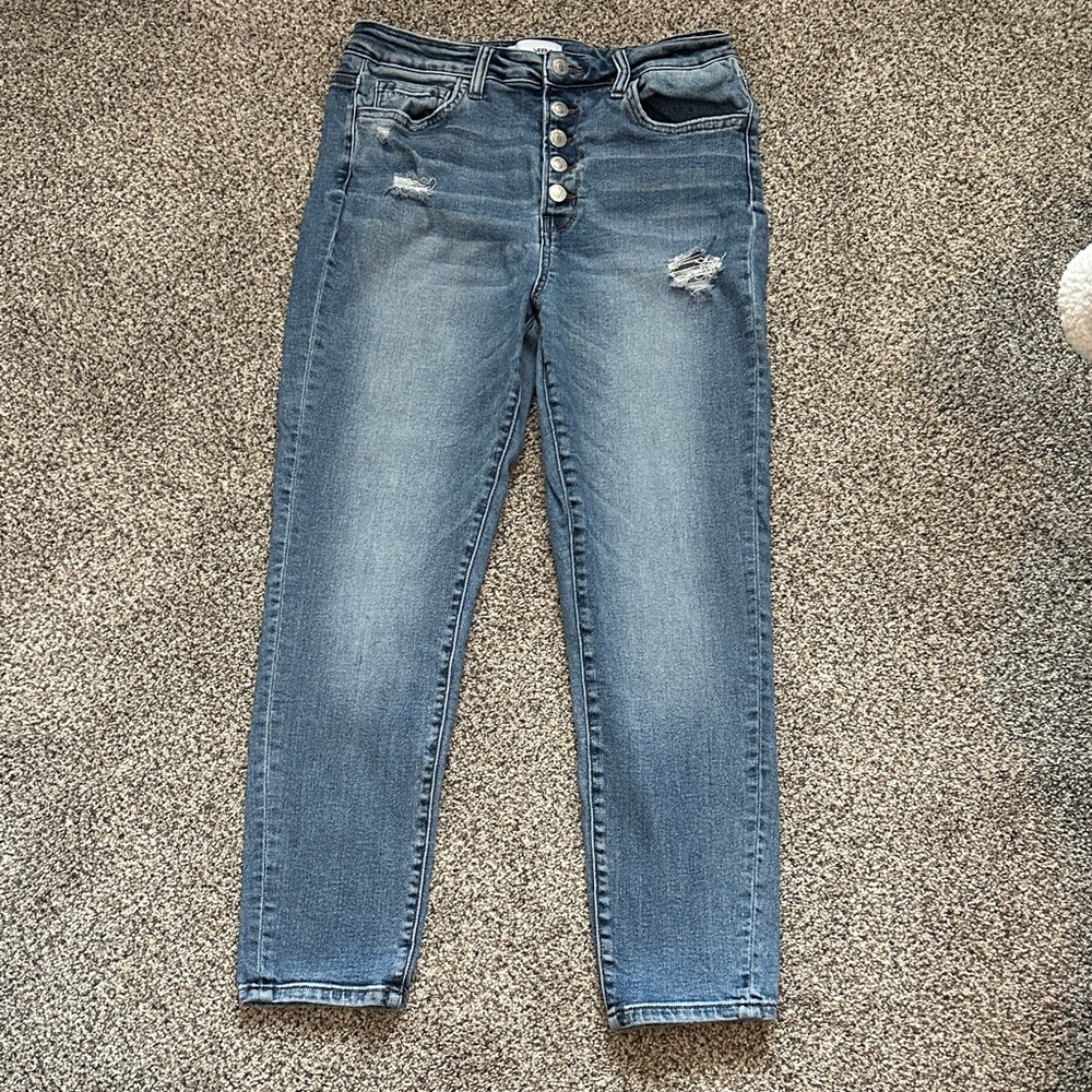 Classic High Rise Blue Jeans